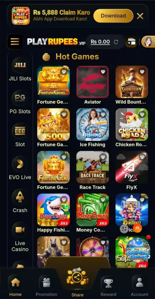 PlayRupees Game